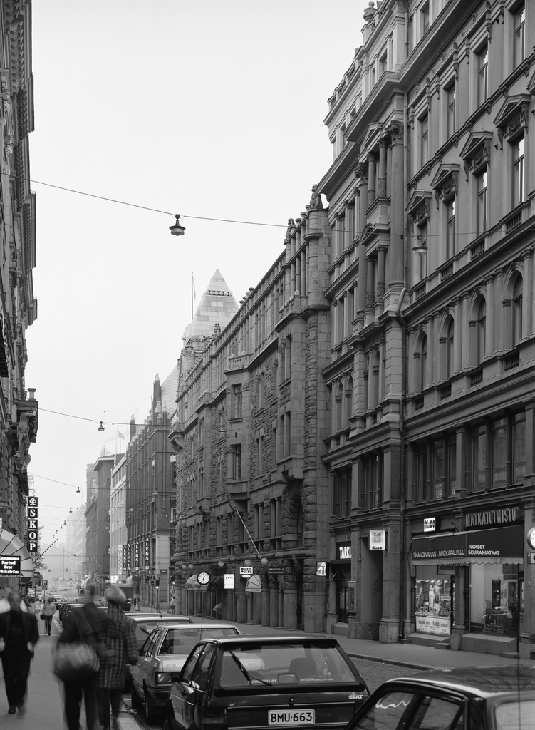 Mikonkatu 1, 3, 5.; negatiivi ja vedos, filmi paperi, mv