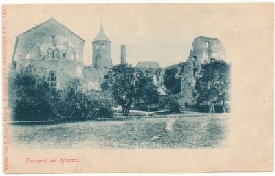 Postcard. Haapsalu Little Fortress. Before 1914.  duplicate photo