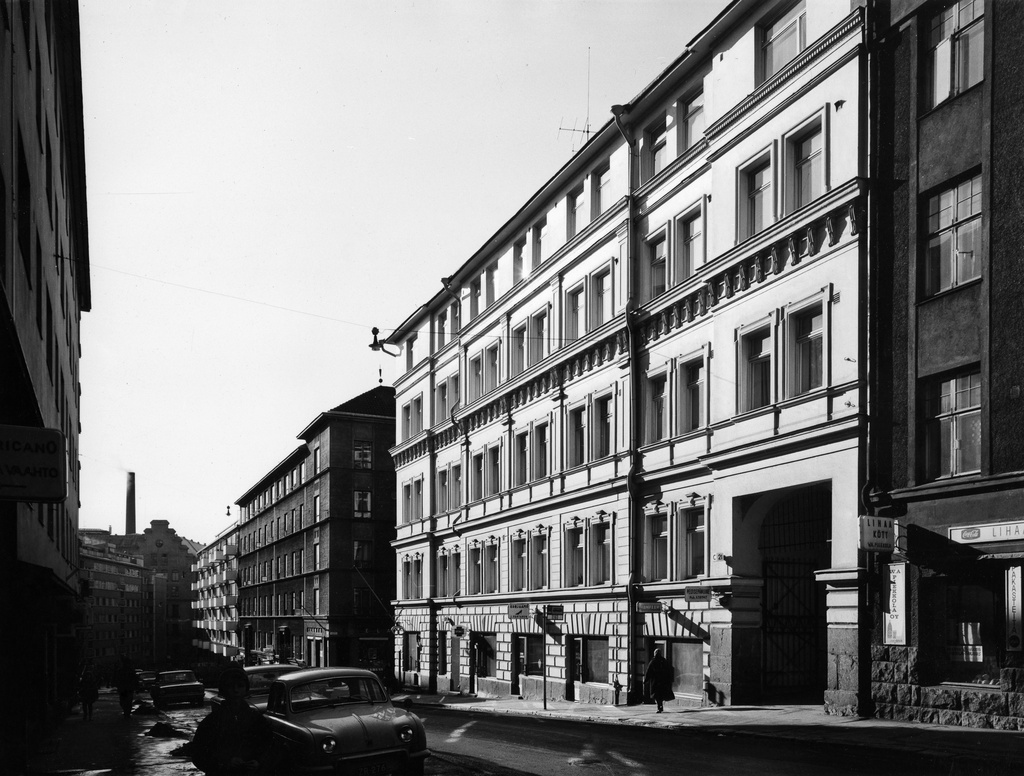 Pursimiehenkatu 21.; negatiivi, paperi, mv