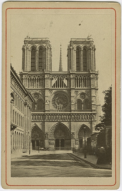 Visit Card Image, Church, Notre Dame; Exhibition