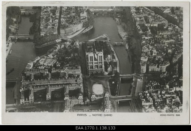 Notre Dame Cathedral, Aerophoto