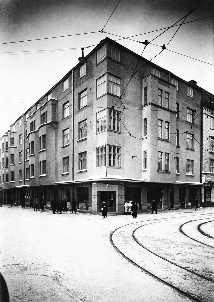 Fredrikinkatu 27; negatiivi, filmi, mv