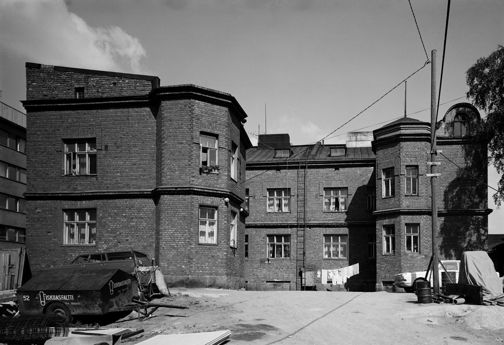 Vaasankatu 17.; negatiivi ja vedos, filmi paperi, mv