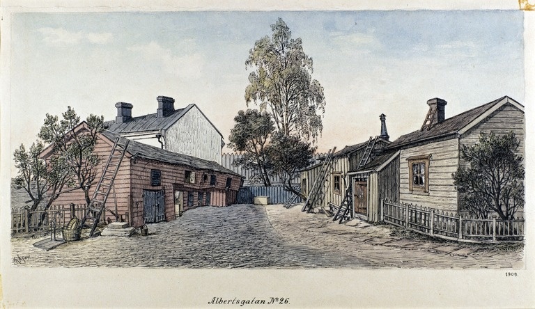 Albertinkatu 26; maalaus