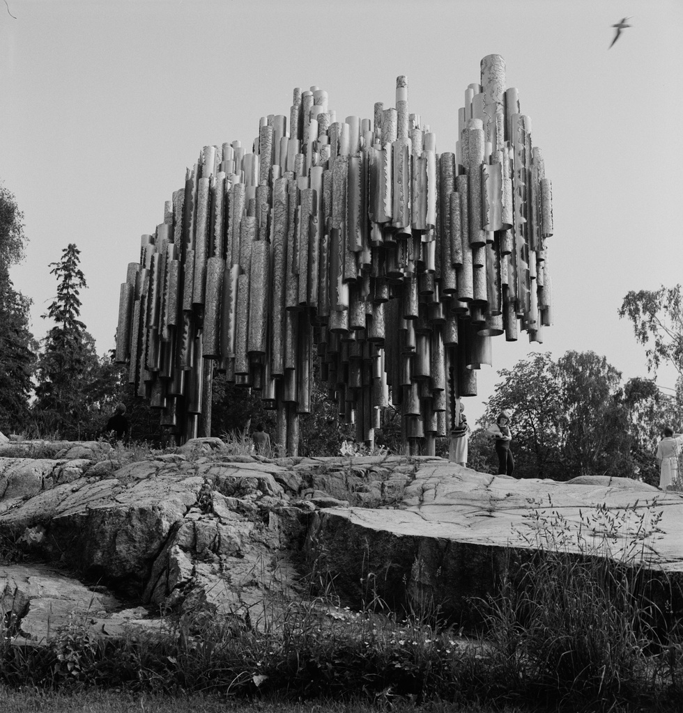 Sibelius-monumentti Sibeliuksen puistossa