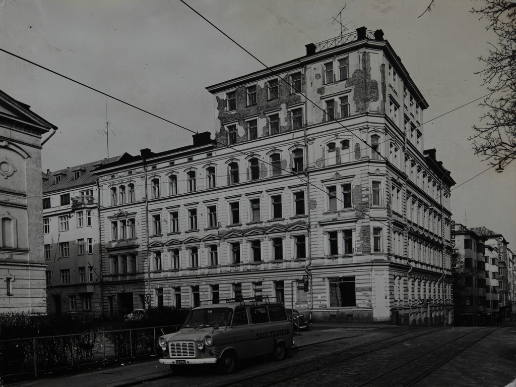 Ratakatu 3 - Yrjönkatu 2. (nyk. Ratakatu 1c-3 - Yrjönkatu 2b)