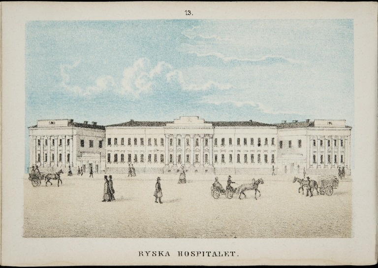 Venäläinen sotilassairaala; grafiikka