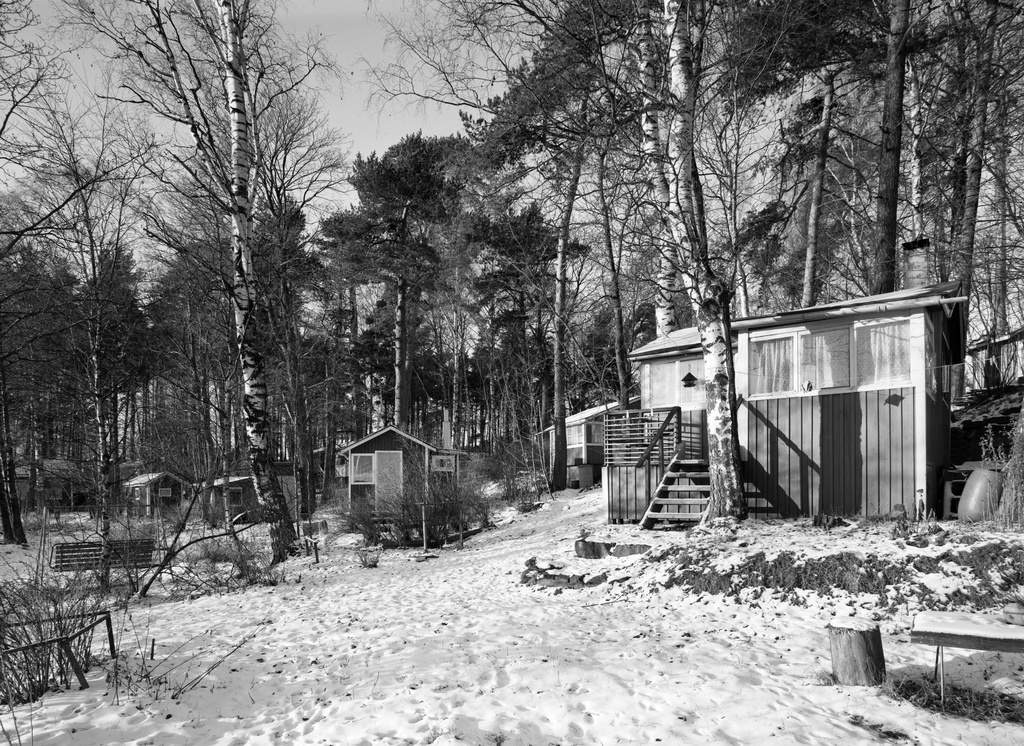 Tuorinniemen mökkikylä.