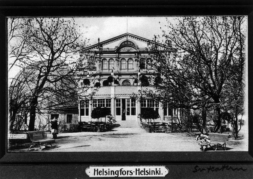 Svenska Teatern. Valokuva postikortista 1907.
