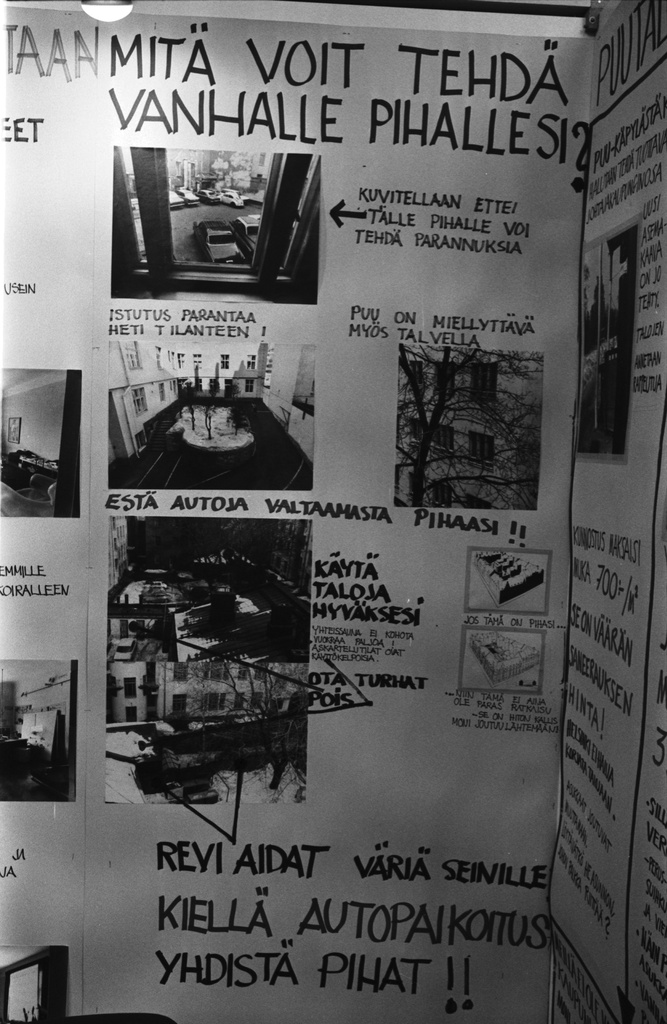 Mannerheimintie 17. Asumista käsittelevä näyttely Habitare 70 -messuilla Messuhallissa (Töölön kisahallissa.)