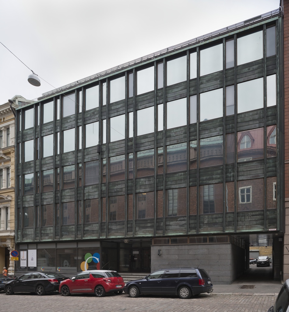 Ent. Helsingin Puhelinyhdistyksen toimitalo, Pieni Roobertinkatu 9. Arkkitehti Kurt Simberg, 1959. City-inventointi.