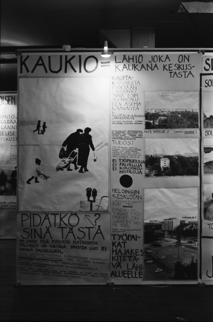 Mannerheimintie 17. Asumista käsittelevä näyttely Habitare 70 -messuilla Messuhallissa (Töölön kisahallissa.)