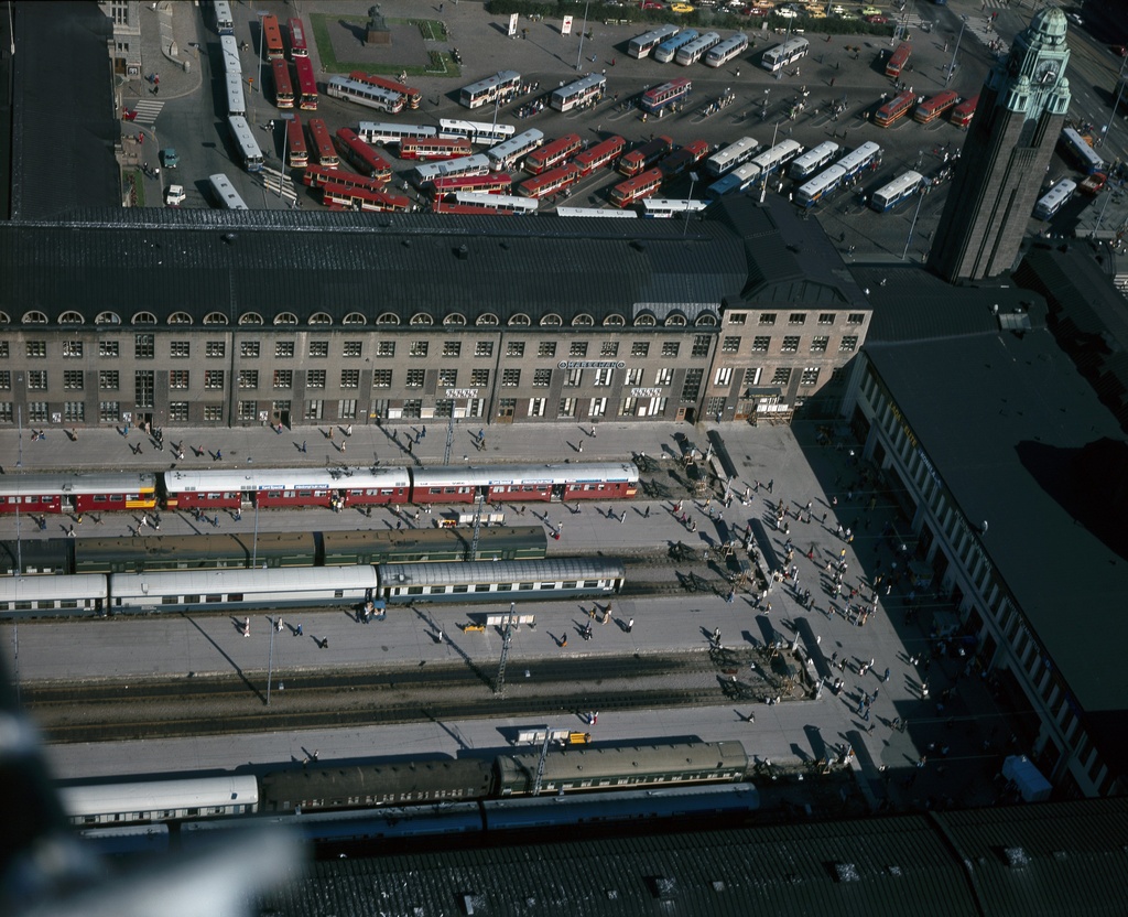 Helsingin rautatieasema.