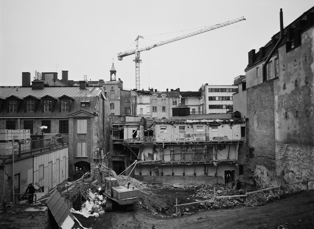 Forumin rakennustyömaa, Mannerheimintie 20.