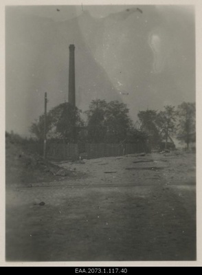 War breaks in Pärnu 23.09.1944, Pärnu power plant destroyed by German forces  duplicate photo