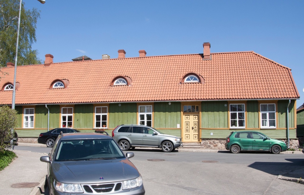 A. Kitzberg's residence in Viljandi, Posti tn 19 (1893) rephoto