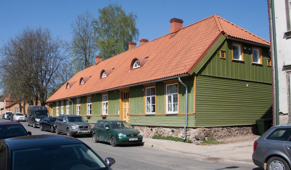 A. Kitzberg's residence in Viljandi (Posti t. 19), where he graduated from "Punga Märdi" rephoto