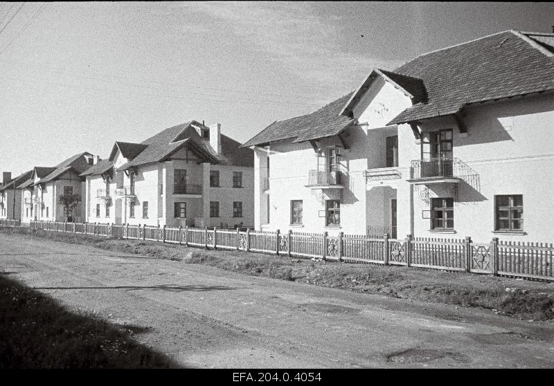 Kalevi Street in Kohtla-Järve socialist district.
