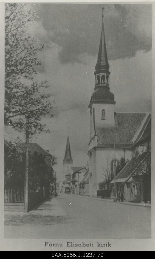 The Pärnu Lutheran Church of Elisabeth. Photocopy