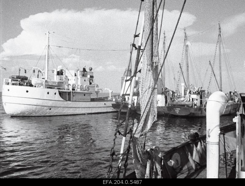 Fishing vessels in the port of Pärnu.