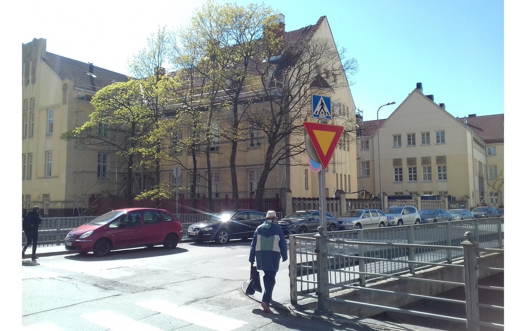 Marian sairaala, postikortti. rephoto