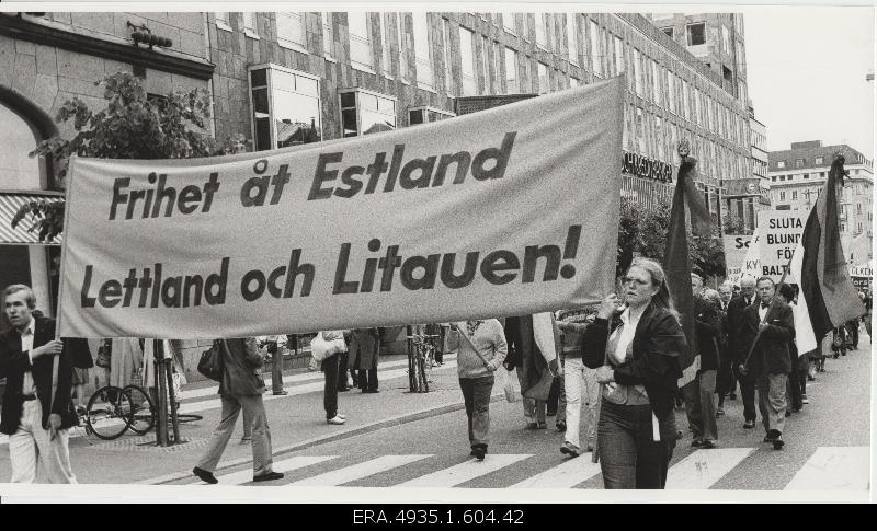 June Deportation Anniversary Demonstration in Stockholm.
