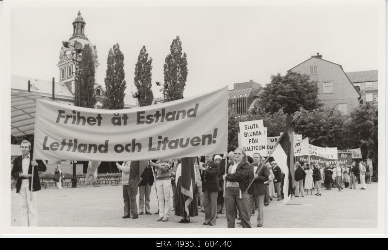 June Deportation Anniversary Demonstration in Stockholm.
