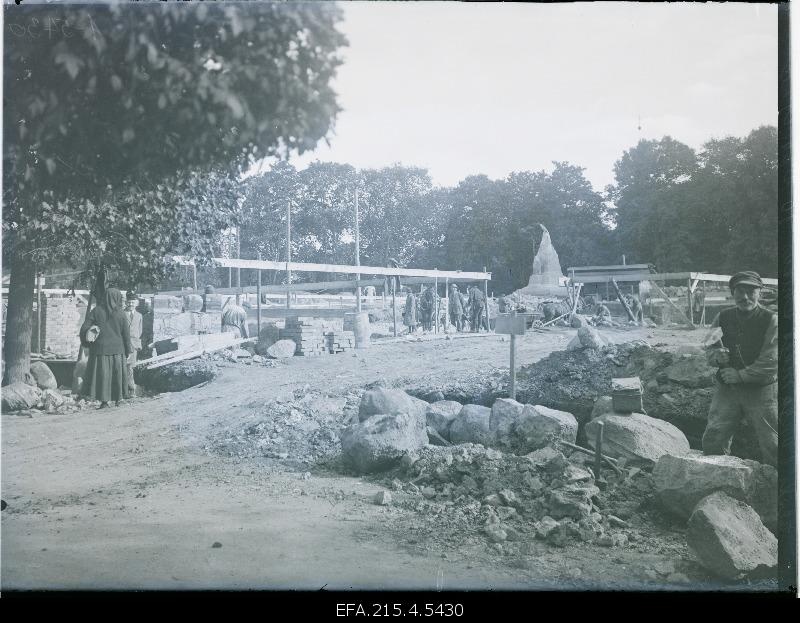 Start of construction works of the building of Viljandi Department of Eesti Pank.