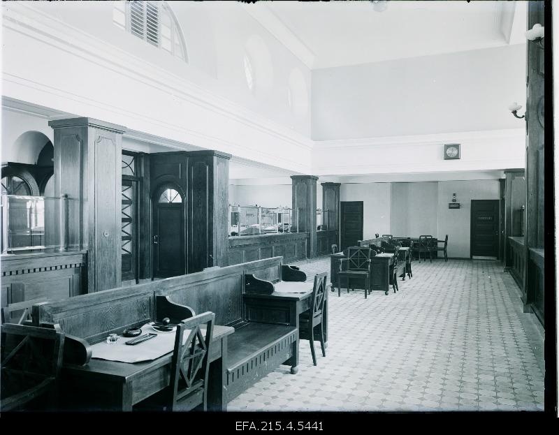 The operating room of the Viljandi Department of Eesti Pank.