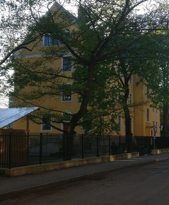 Lasteaed Tallinnas Pärna 2, vaade hoonele. Arhitekt Herbert Johanson rephoto