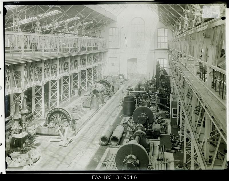 Internal view of the factory building