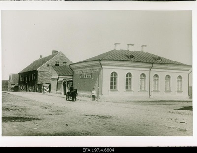 Võru left rental and tax office deposit box building.  duplicate photo