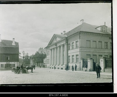 Russian Street. On the right Veterinaaria Institute.  similar photo