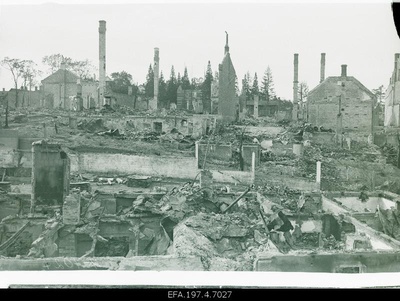 Ruins in the Park and Star Street.  duplicate photo