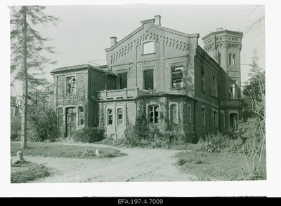 Professor a. Oettingen residential ruins Tiigi Street 15.  duplicate photo