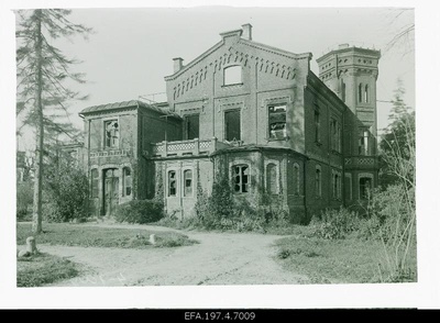 Professor a. Oettingen residential ruins Tiigi Street 15.  similar photo