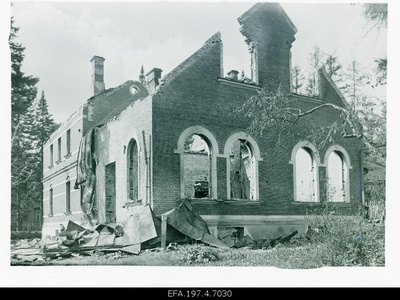 The ruins of the Workers' House at the corner of Star and Day Street.  duplicate photo