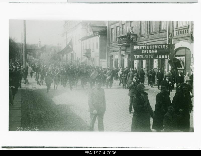 The Workers' 1st May demonstration.