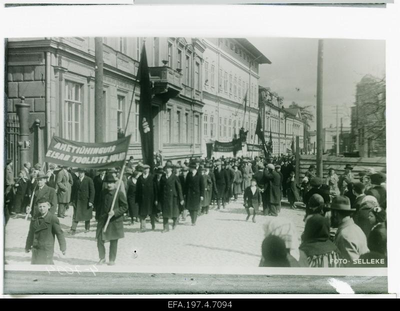 The Workers' 1st May demonstration.