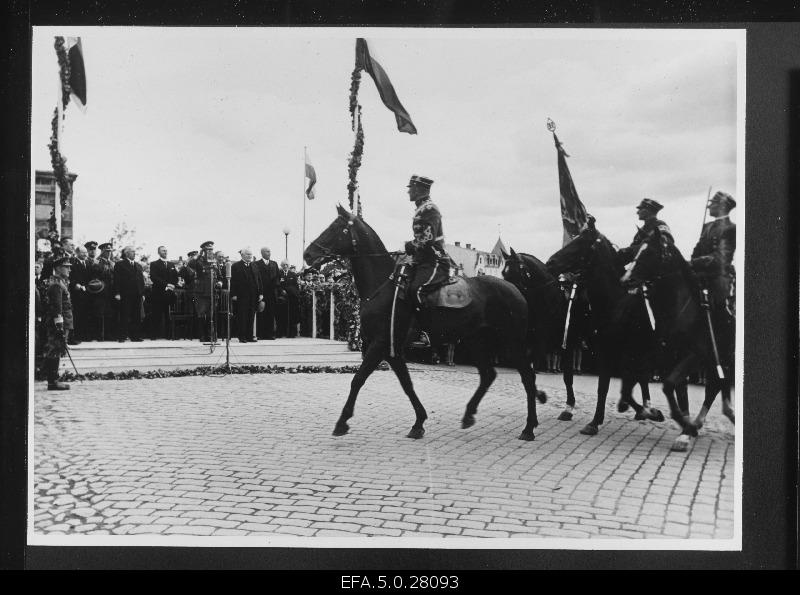 President Konstantin Pätsi visit to Tartu and Tartu County. Paradise arranged in the name of the President in Tartu.