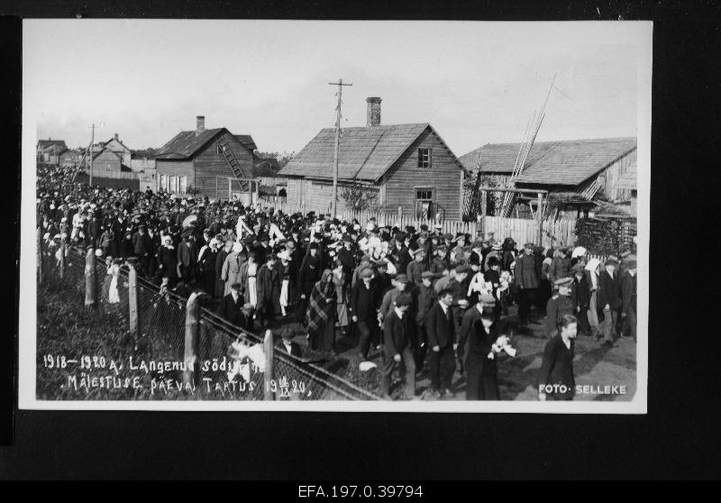 1918-1920 Remembrance Day of the Soldiers fell in Tartu.