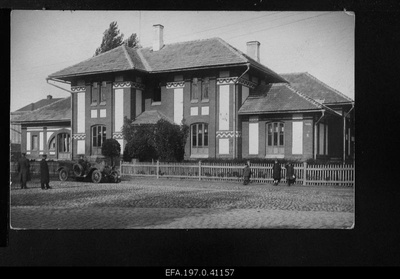 Viljandi Street 1, the Estonian Student Society House in Tartu, where the first conference of the Baltic States was held.  duplicate photo
