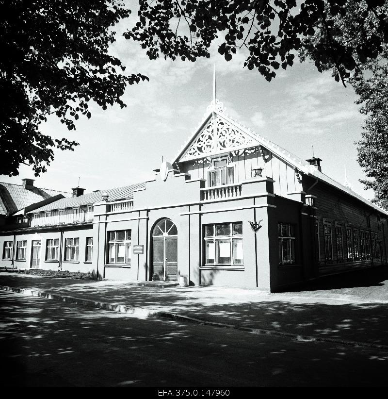 View of the beach salon in Pärnu.