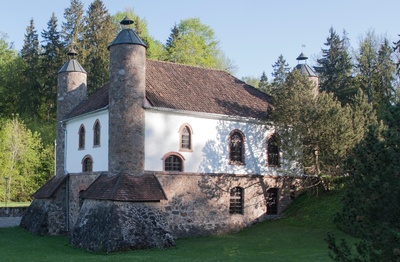 foto, Viljandimaa, Heimtali jahiloss (viinaköök), u 1960nd rephoto