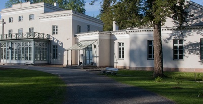 stereofoto, Paistu khk, Heimtali mõis, peahoone, u 1905 rephoto