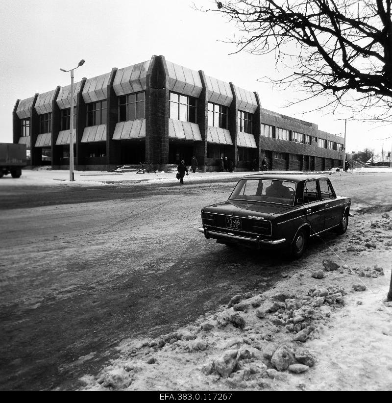 View of the ready restaurant building in Rakvere.