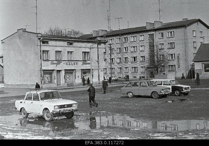 View from Rakvere Market Square to Komsomoli Street.