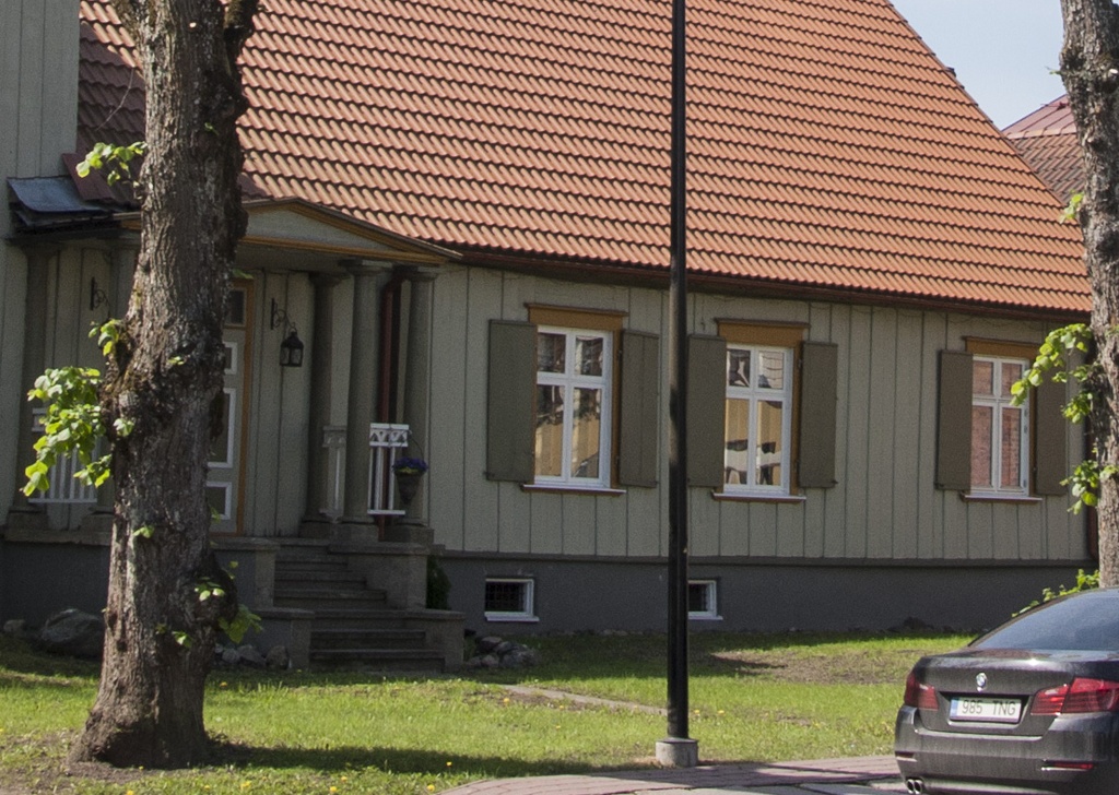 Friedrich Kuhlbars House in Viljandi in the years 1862-1924 rephoto
