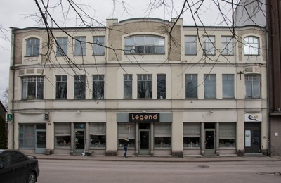 Photo, Viljandi, Tartu tn 9, a. Tõllasepa house, approx. 1915 rephoto