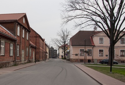 View of Viljandi city rephoto